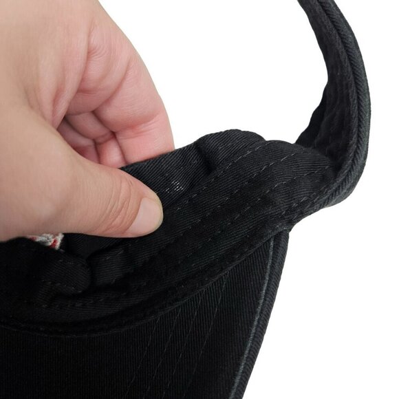 Southern Oregon University SOU The Raisers Sportsman Black Visor Hook Loop Strap - Picture 9 of 9